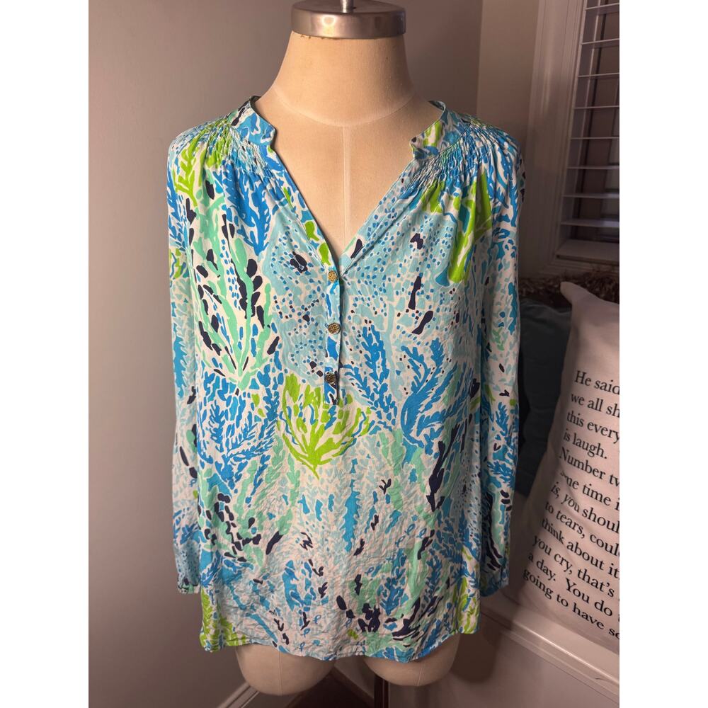 Lilly Pulitzer Elsa Top Let's Cha Cha